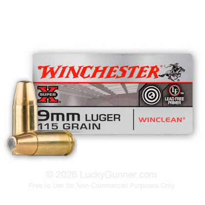 Image 1 of 9mm Ammo from Winchester Image 1 of Winchester 9mm Luger (9x19) Ammo