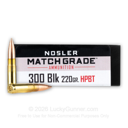 Image 1 of Nosler Ammunition .300 Blackout Ammo