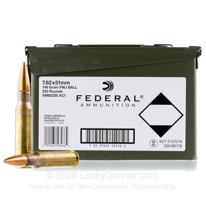 Image 1 of Federal .308 (7.62X51) Ammo
