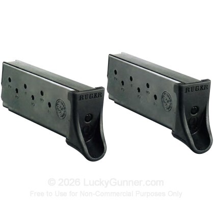 Large image of Ruger LC9/LC9s/EC9s 7rd Magazines - 9mm - Black - 2 Magazines For Sale