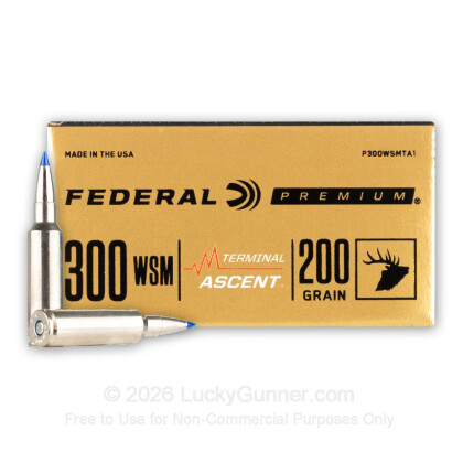 Image 1 of Federal 300 Winchester Short Magnum Ammo