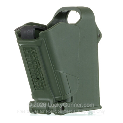 Large image of maglula Dark Green Universal Pistol Magazine Loader For 9mm through 45 ACP handgun magazines For Sale