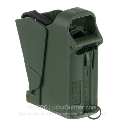 Large image of maglula Dark Green Universal Pistol Magazine Loader For 9mm through 45 ACP handgun magazines For Sale