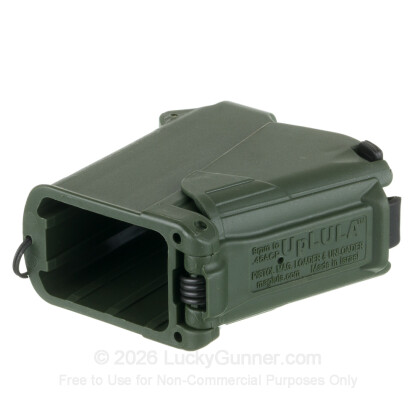 Large image of maglula Dark Green Universal Pistol Magazine Loader For 9mm through 45 ACP handgun magazines For Sale