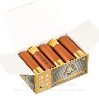 Large image of Premium 12 Gauge Ammo For Sale - 3” 1-1/4oz. #7 Shot Ammunition in Stock by Hevi-Shot Classic Doubles - 10 Rounds