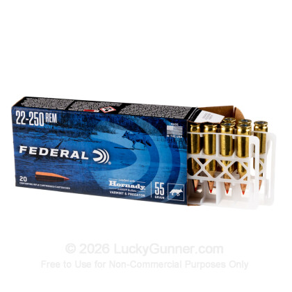 Image 6 of Federal .22-250 Remington Ammo