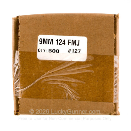 Large image of Zero Bullets For Sale - 9mm 124gr FMJ