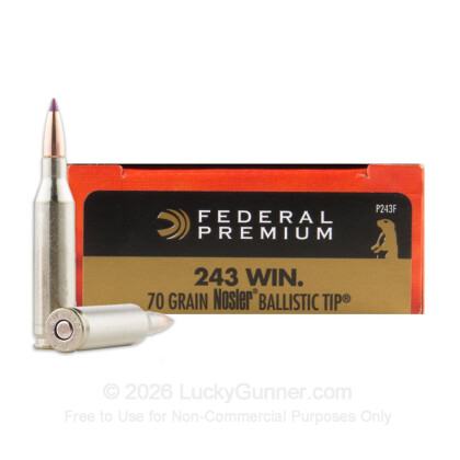 Image 1 of Federal .243 Winchester Ammo