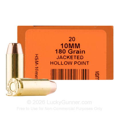 Image 1 of HSM Ammunition 10mm Auto Ammo