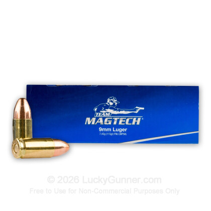 Image 2 of Shop by Popular Brand from Magtech Image 2 of Magtech 9mm Luger (9x19) Ammo