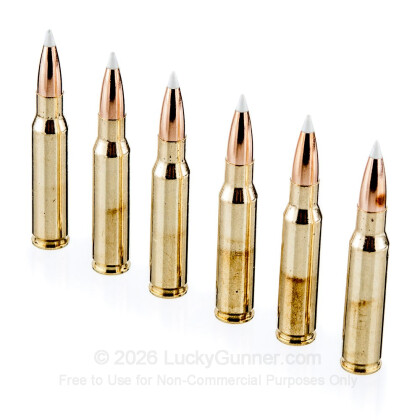 Large image of Premium 308 Ammo For Sale - 180 Grain Nosler AccuBond Ballistic Tip Ammunition in Stock by Black Hills Gold - 20 Rounds