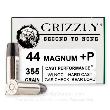 Image 1 of Grizzly Ammo .44 Magnum Ammo