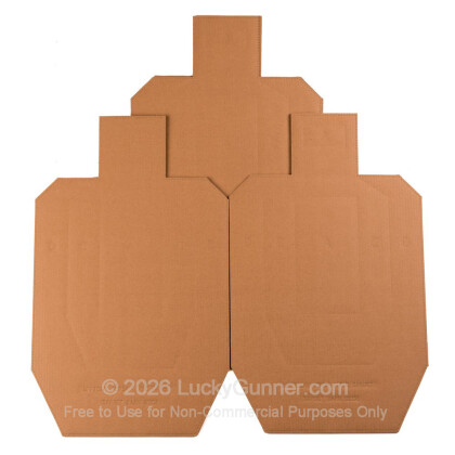 Large image of Bulk Cardboard Targets For Sale - IPSC/USPSA Metric Silhouettes in Stock by Target Barn - 100 Count