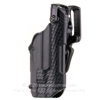 Large image of Holster - Outside the Waistband - Blackhawk - T-Series L3D Light-Bearing Duty Holster - Right Hand