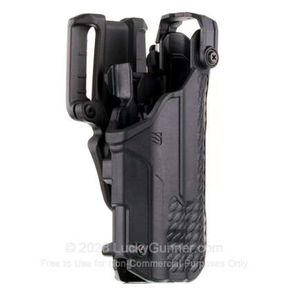Large image of Holster - Outside the Waistband - Blackhawk - T-Series L3D Light-Bearing Duty Holster - Right Hand