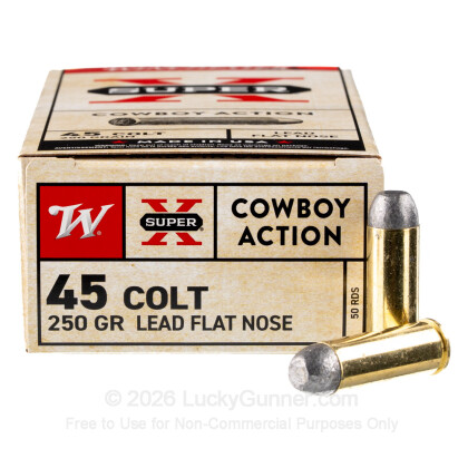 Image 1 of Winchester Ammo from Winchester Image 1 of Winchester .45 Long Colt Ammo