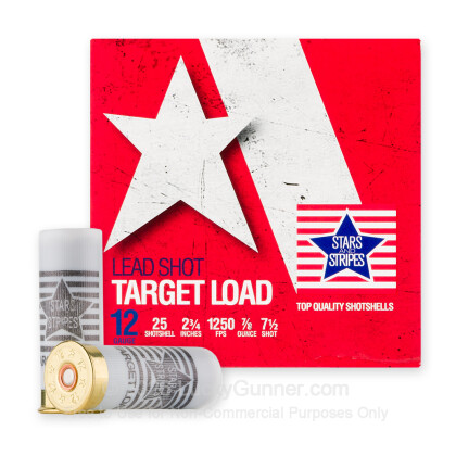 Image 2 of 12 Gauge Ammo Shells from Stars & Stripes Image 2 of Stars & Stripes 12 Gauge Ammo
