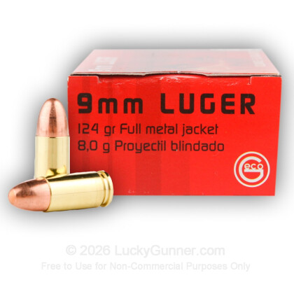 Image 1 of GECO 9mm Luger (9x19) Ammo
