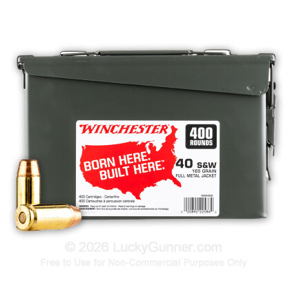 Image 1 of Winchester Ammo from Winchester Image 1 of Winchester .40 S&W (Smith & Wesson) Ammo