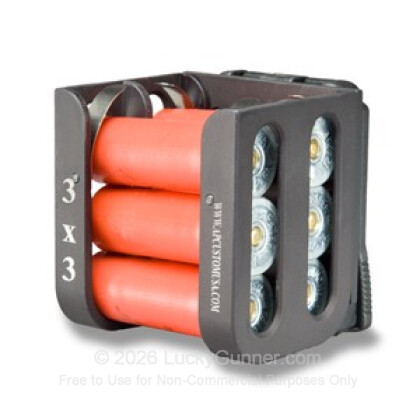 Large image of 12-Gauge Shotgun Shell Carrier AP Custom 3x3 Aluminum Black For Sale