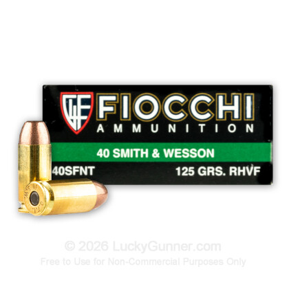 Image 1 of Fiocchi .40 S&W (Smith & Wesson) Ammo