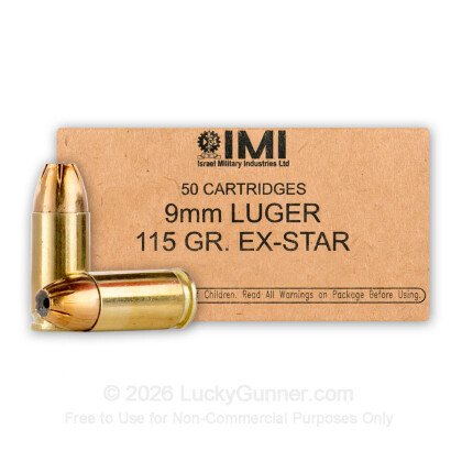 Image 1 of Israeli Military Industries 9mm Luger (9x19) Ammo