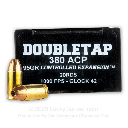Image 1 of Shop by Popular Brand from DoubleTap Image 1 of DoubleTap .380 Auto (ACP) Ammo