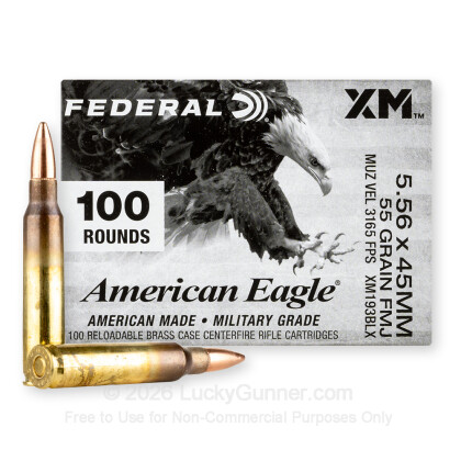 Image 1 of Federal 5.56x45mm Ammo