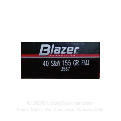 Image 1 of Blazer .40 S&W (Smith & Wesson) Ammo