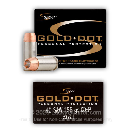 Image 4 of Speer .40 S&W (Smith & Wesson) Ammo