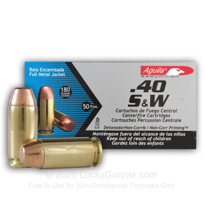 Image 2 of Aguila .40 S&W (Smith & Wesson) Ammo