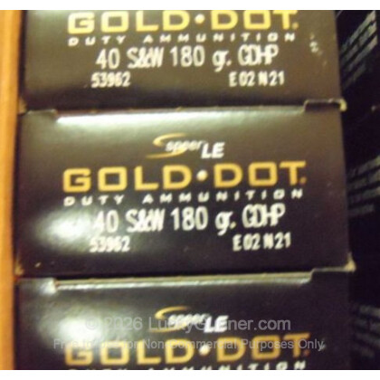Image 2 of Speer .40 S&W (Smith & Wesson) Ammo