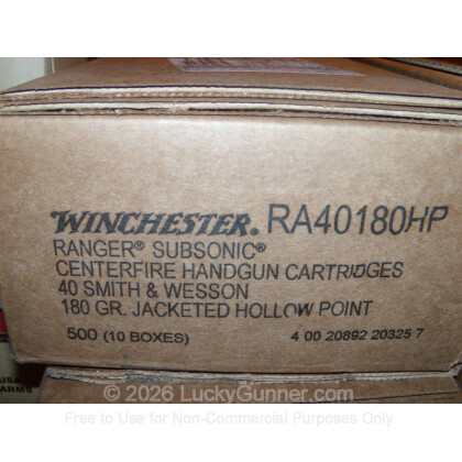Image 11 of Winchester 40 Smith & Wesson Ammo