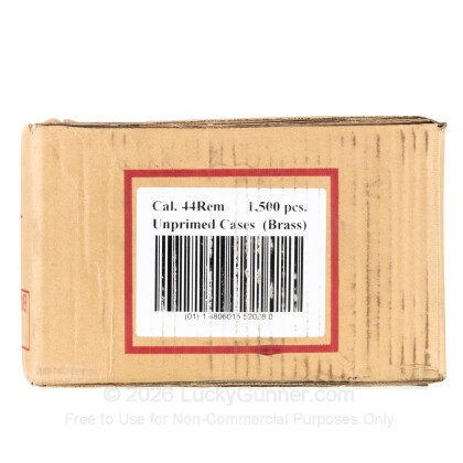 Large image of Bulk 44 Magnum Brass Casings For Sale - 44 Magnum Casings in Stock by Armscor - 1500