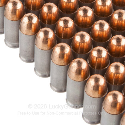 Large image of Bulk 45 ACP Ammo For Sale - 230 Grain FMJ Ammunition in Stock by Independence (Aluminum) - 200 Rounds