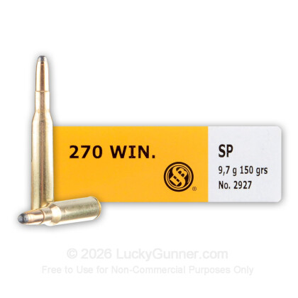 Image 2 of Sellier & Bellot .270 Winchester Ammo