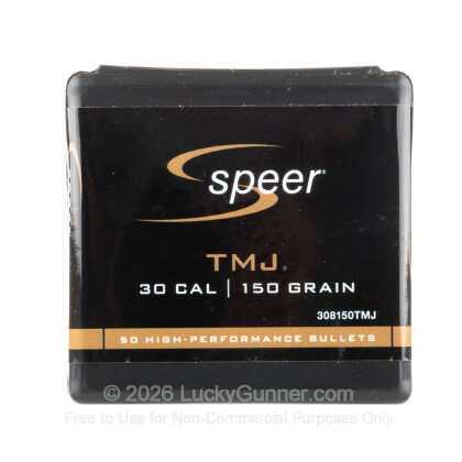 Large image of Cheap 308 Win Bullets For Sale - 150 gr TMJ Bullets in Stock by Speer - 1,000 Bullets