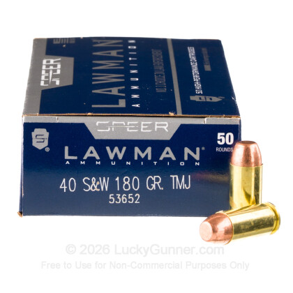 Image 2 of Speer .40 S&W (Smith & Wesson) Ammo