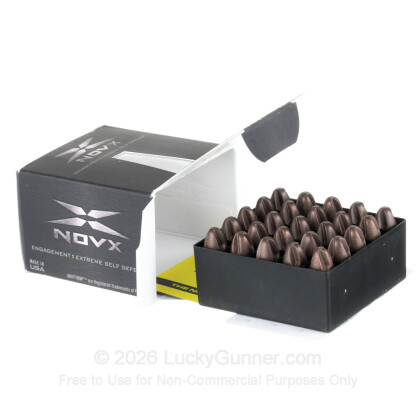 Large image of Premium 9mm Ammo For Sale - 65 Grain ARX Ammunition in Stock by NovX Engagement: Extreme - 26 Rounds