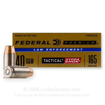 Image 1 of Federal .40 S&W (Smith & Wesson) Ammo