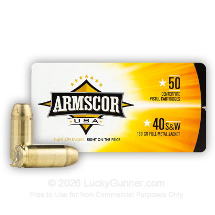Image 2 of Armscor .40 S&W (Smith & Wesson) Ammo