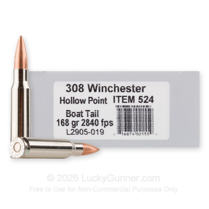 Image 1 of Underwood .308 (7.62X51) Ammo