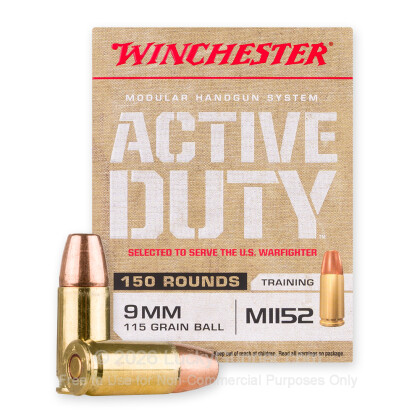 Image 2 of Winchester 9mm Luger (9x19) Ammo