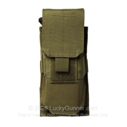 Large image of S.T.R.I.K.E. M4/M16 Single Mag Pouch (Holds 2) - Blackhawk - OD Green