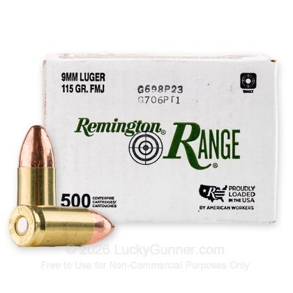 Image 2 of Remington 9mm Luger (9x19) Ammo