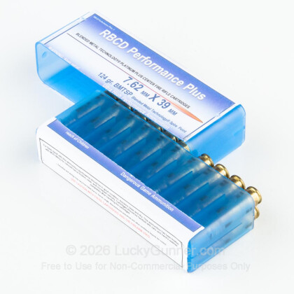 Image 2 of RBCD Performance Plus 7.62X39 Ammo