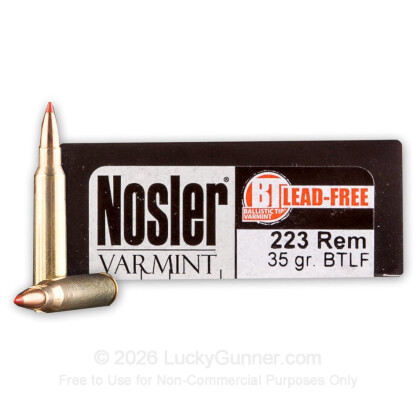 Image 1 of Nosler Ammunition .223 Remington Ammo