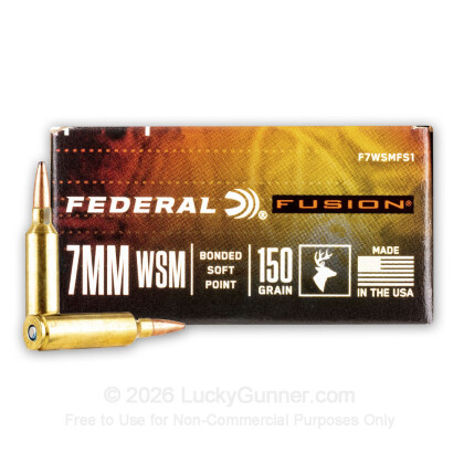 Image 1 of Federal 7mm Winchester Short Magnum Ammo
