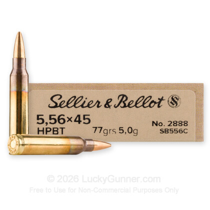 Image 1 of Sellier & Bellot 5.56x45mm Ammo