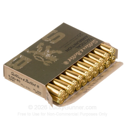 Image 3 of Sellier & Bellot 5.56x45mm Ammo